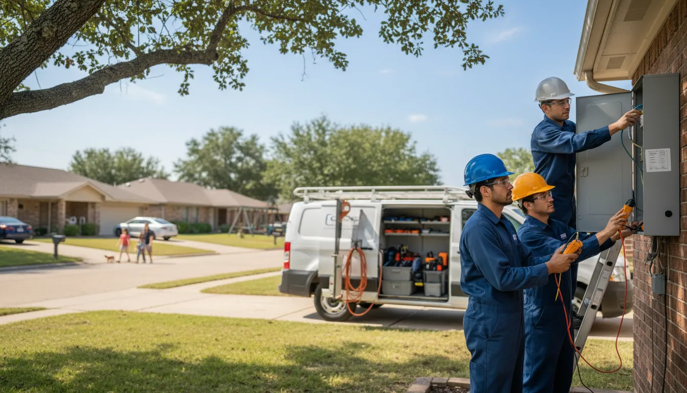 Certified electrician providing emergency electrical services in Orient, IL